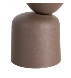 Stolik kawowy boczny VATENI 36 cm brązowy
