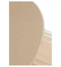 Stolik kawowy boczny VEGLIA 60 cm piaskowy mat jasny brązowy
