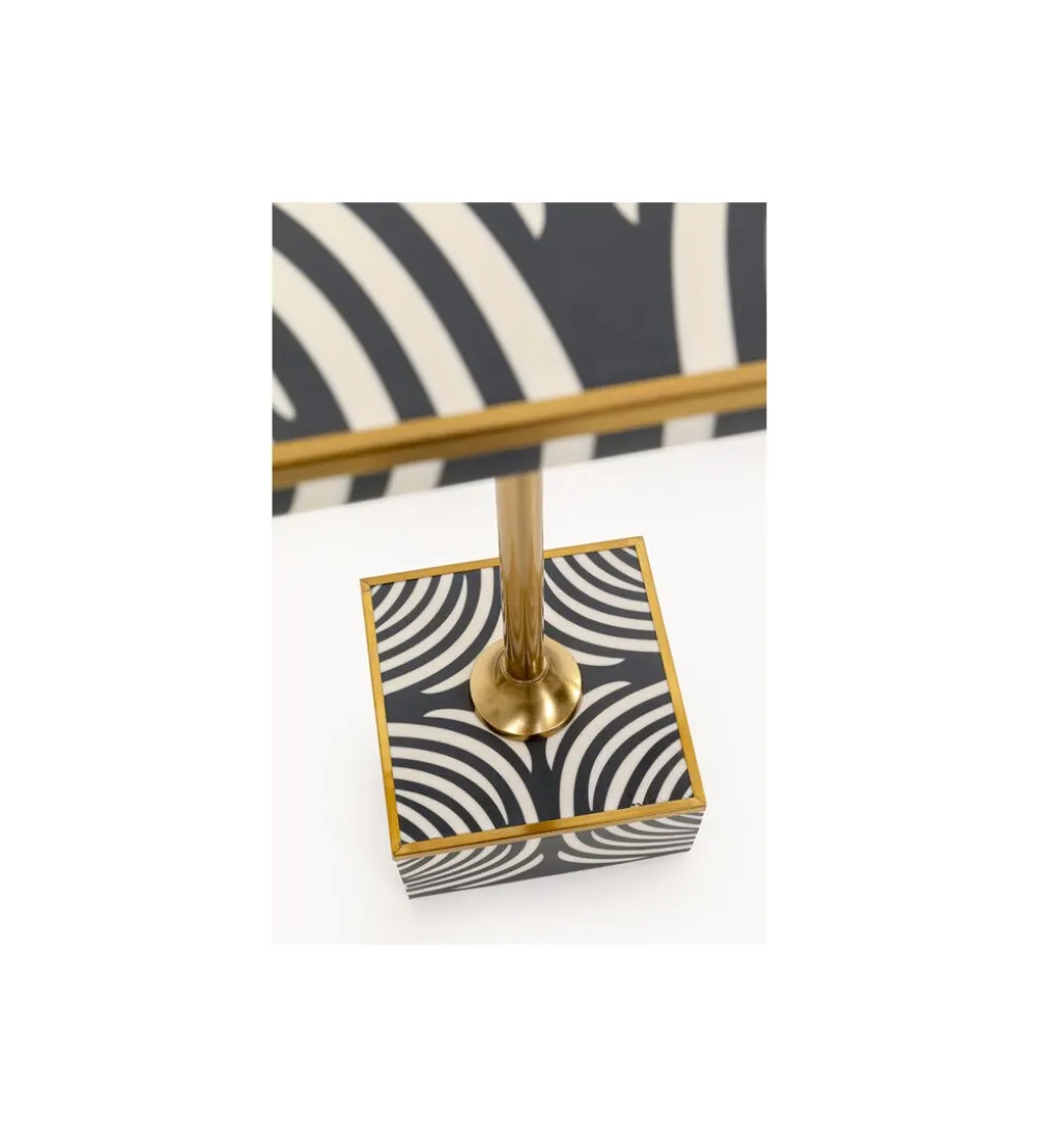 Stolik kawowy boczny ZEBRA 25 x 25 cm