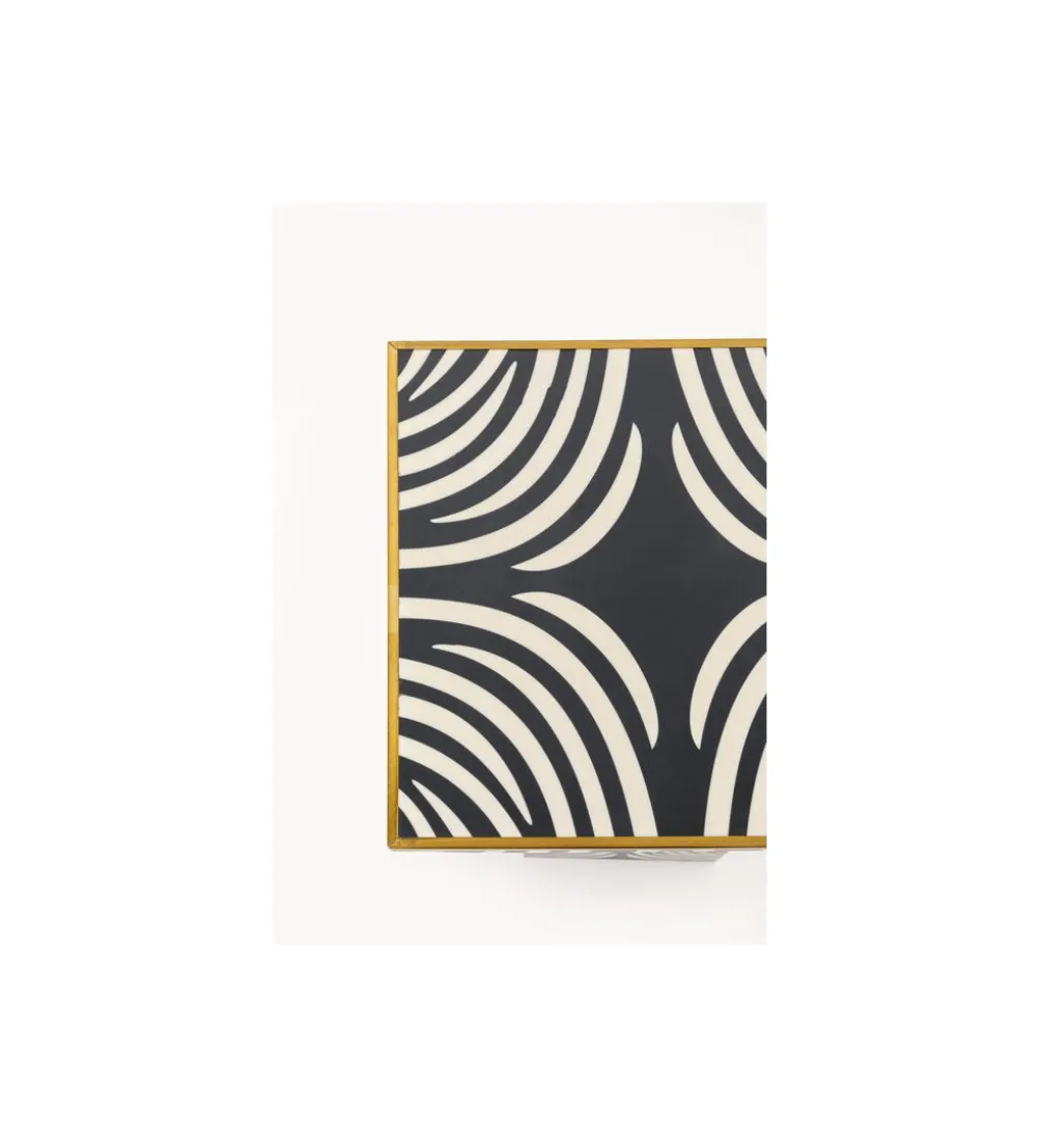 Stolik kawowy boczny ZEBRA 25 x 25 cm