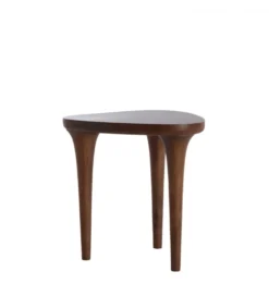 Stolik kawowy boczny ZULIO 50 cm drewno akacja