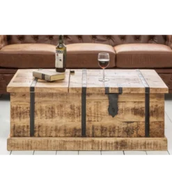 Stolik kawowy Bodega 100 cm drewno mango