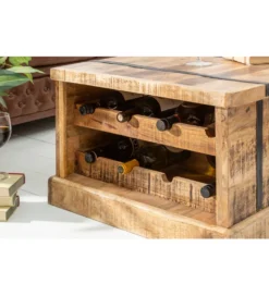 Stolik kawowy Bodega 100 cm drewno mango