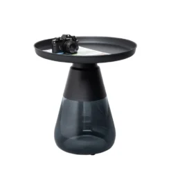 Stolik kawowy BOTTIGLIA 50 cm czarny