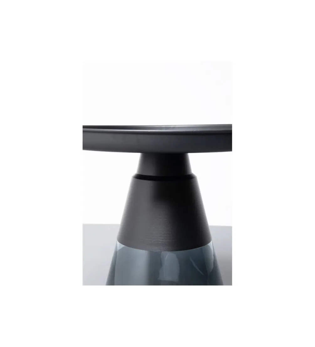 Stolik kawowy BOTTIGLIA 50 cm czarny