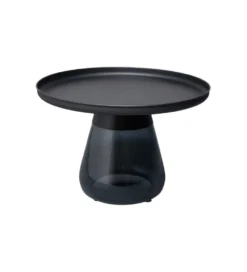 Stolik kawowy BOTTIGLIA 60 cm czarny