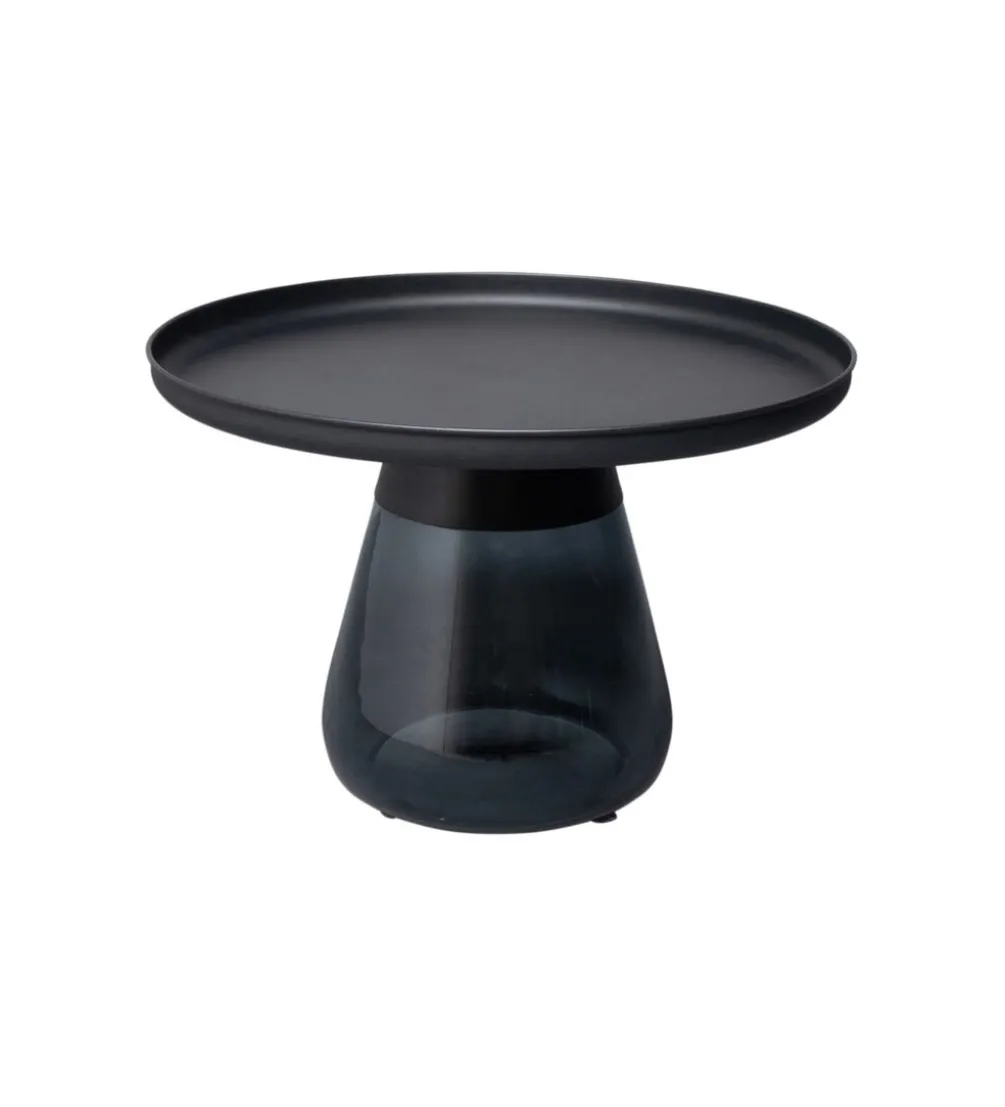 Stolik kawowy BOTTIGLIA 60 cm czarny