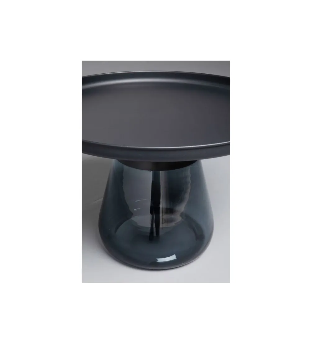Stolik kawowy BOTTIGLIA 60 cm czarny