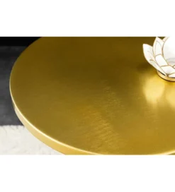 Stolik kawowy BRILANT 38 cm złoto czarny