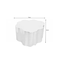Stolik kawowy BRILANT  71 cm złoty