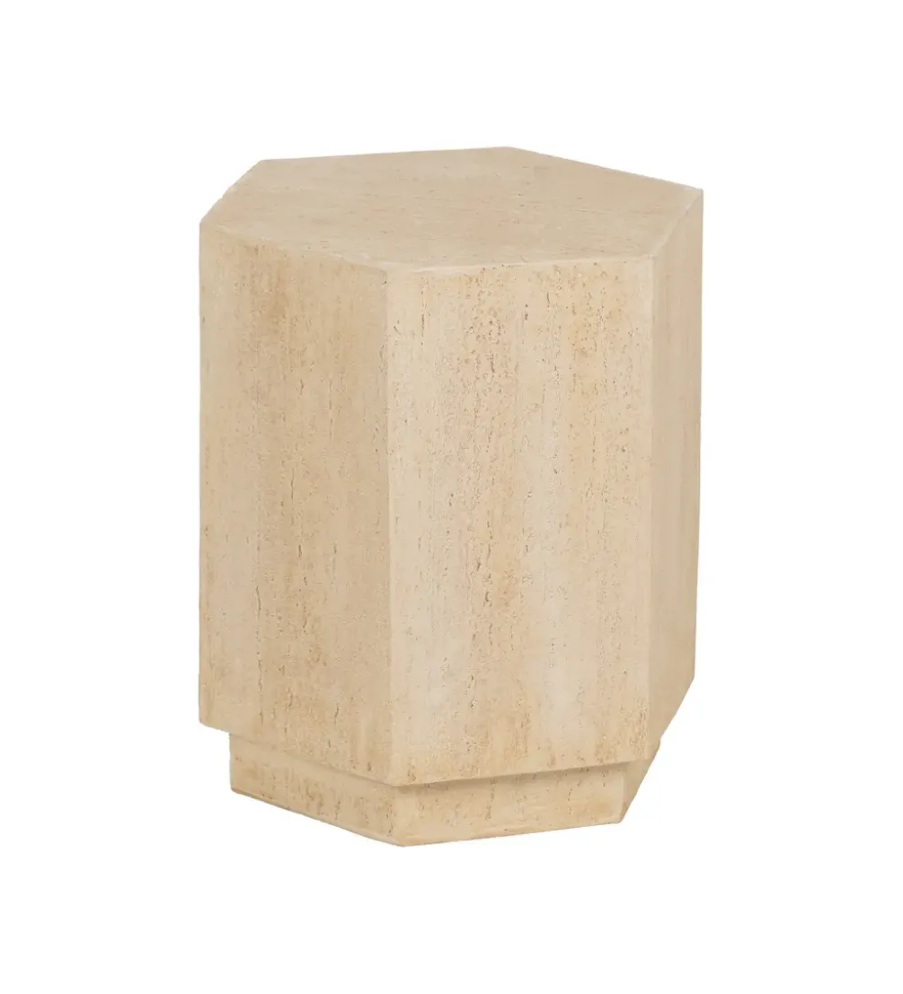 Stolik kawowy BRIL 42 cm beżowy