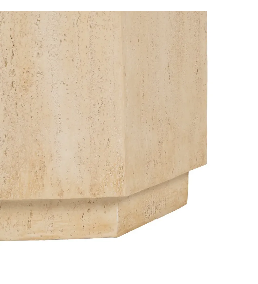 Stolik kawowy BRIL 42 cm beżowy