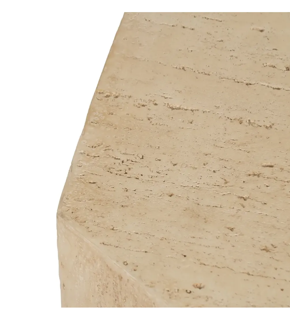Stolik kawowy BRIL 42 cm beżowy