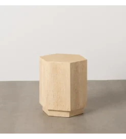 Stolik kawowy BRIL 42 cm beżowy