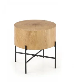 Stolik kawowy BROOKLYN 45 cm w optyce dąb
