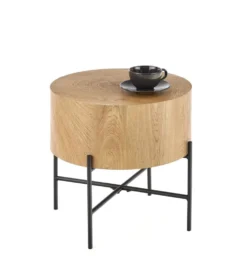 Stolik kawowy BROOKLYN 45 cm w optyce dąb
