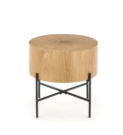 Stolik kawowy BROOKLYN 45 cm w optyce dąb