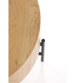 Stolik kawowy BROOKLYN 45 cm w optyce dąb