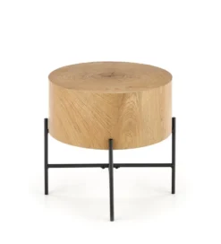 Stolik kawowy BROOKLYN 45 cm w optyce dąb