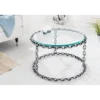 Stolik kawowy CATENA 65 cm srebrny