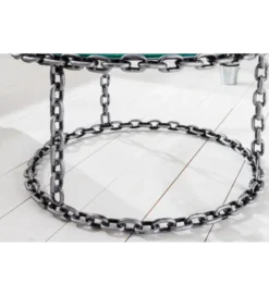 Stolik kawowy CATENA 65 cm srebrny
