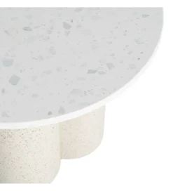 Stolik kawowy CAVRANI 60 cm efekt terrazzo