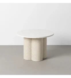 Stolik kawowy CAVRANI 60 cm efekt terrazzo