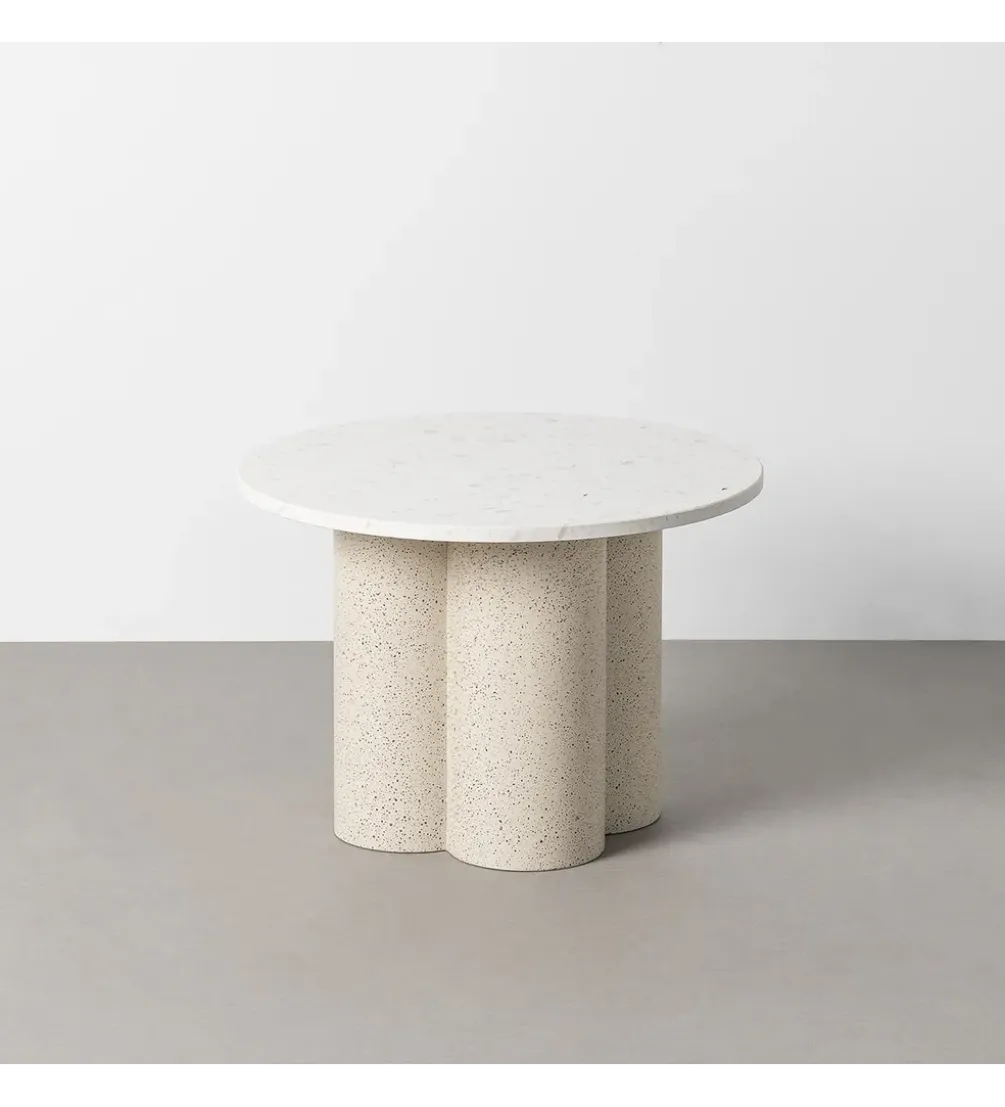 Stolik kawowy CAVRANI 60 cm efekt terrazzo