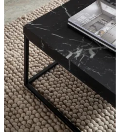 Stolik kawowy CAZANAD 60 cm w optyce marmuru