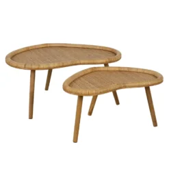 Stolik kawowy CENTRO 90 cm ratan