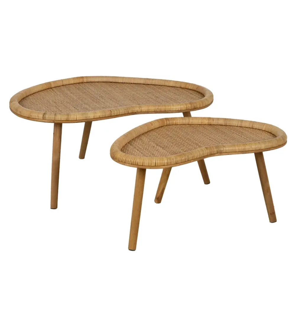 Stolik kawowy CENTRO 90 cm ratan