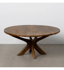 Stolik kawowy CENTRONA 100 cm drewno mango