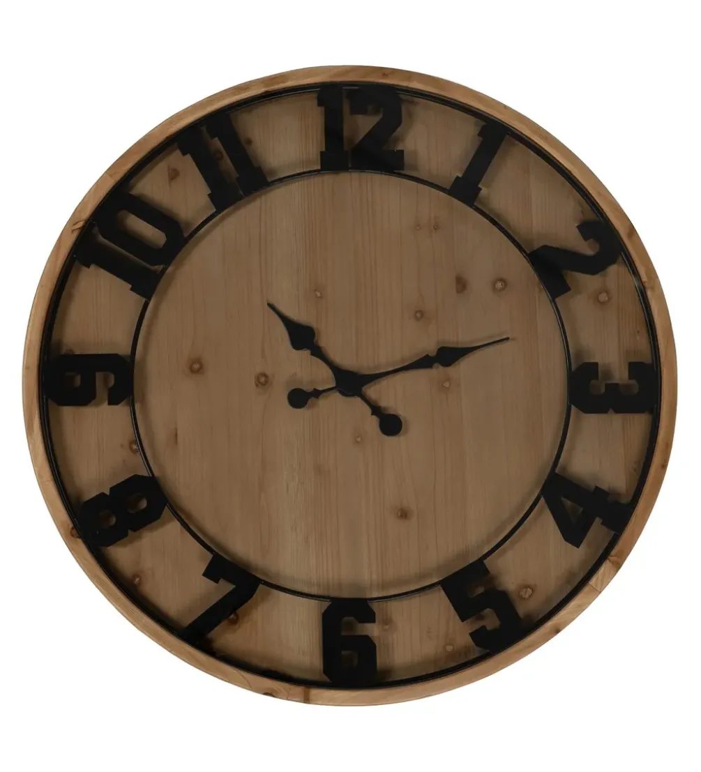 Stolik kawowy CLOCKY 80 cm drewno jodła