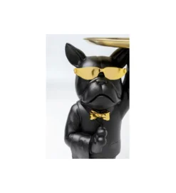 Stolik kawowy COOL BULLDOG TRAY 34 cm czarny