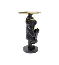 Stolik kawowy COOL BULLDOG TRAY 34 cm czarny