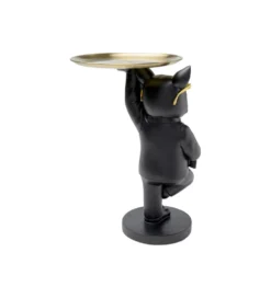 Stolik kawowy COOL BULLDOG TRAY 34 cm czarny