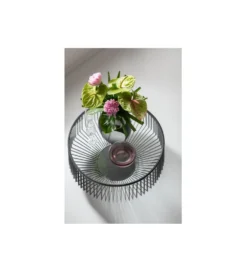 Stolik kawowy CORINNE 80 cm czarny