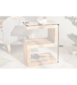 Stolik Kawowy Craft LUXURY II drewno mango