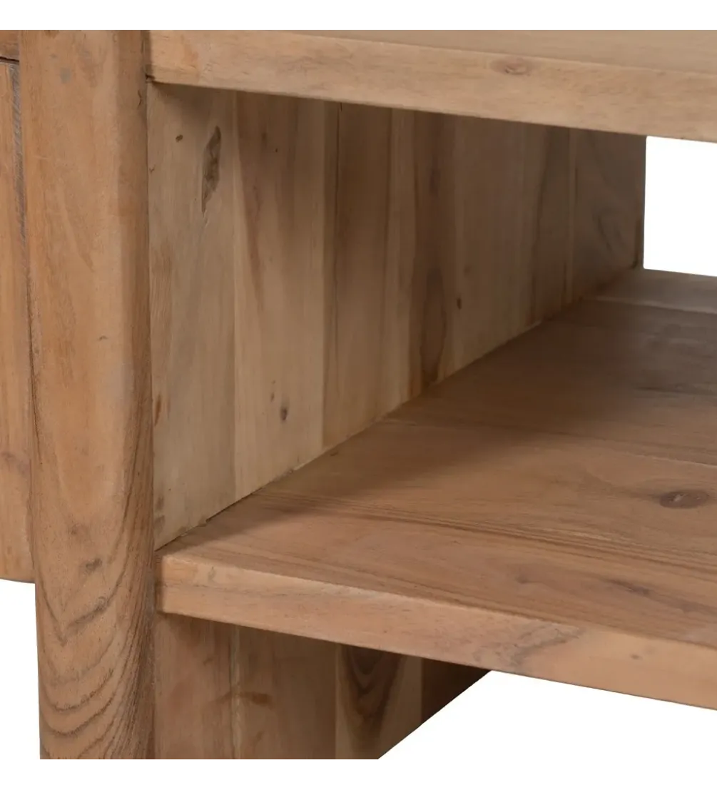 Stolik kawowy CREEL 120 cm drewno akacja
