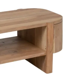 Stolik kawowy CREEL 120 cm drewno akacja