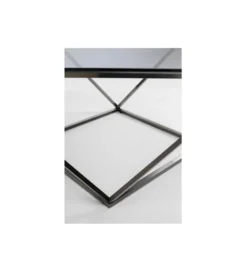 Stolik kawowy CRISTALLO 80 cm czarny grafit