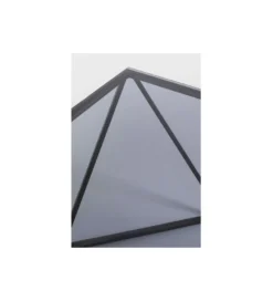 Stolik kawowy CRISTALLO 80 cm czarny grafit