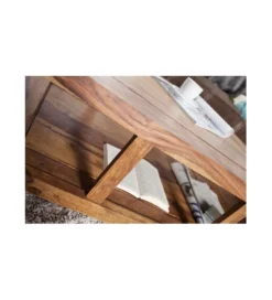 Stolik kawowy Curved 100 cm drewno Sheesham