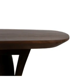 Stolik kawowy CUTYK 130 cm drewno akacja brązowe
