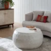 Stolik kawowy CYME 92 cm beżowy
