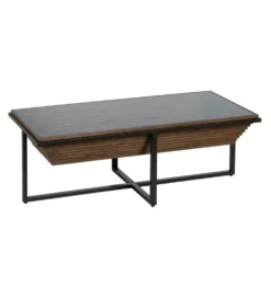 Stolik kawowy DALETO 120 cm drewno jodły