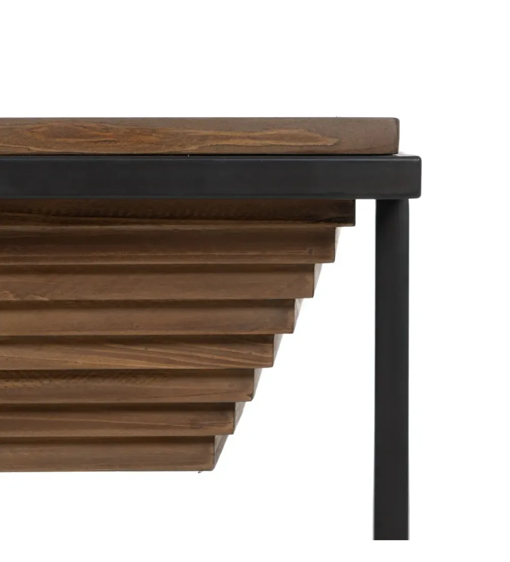 Stolik kawowy DALETO 120 cm drewno jodły