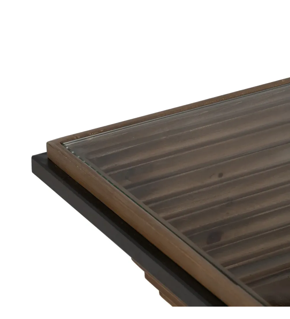 Stolik kawowy DALETO 120 cm drewno jodły
