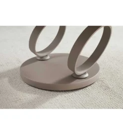Stolik kawowy DANCING RINGS 135 cm ceramika w optyce trawertynu
