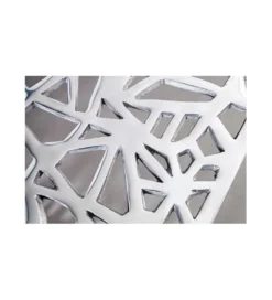 Stolik kawowy DELICADO Abstract 60 cm srebrny